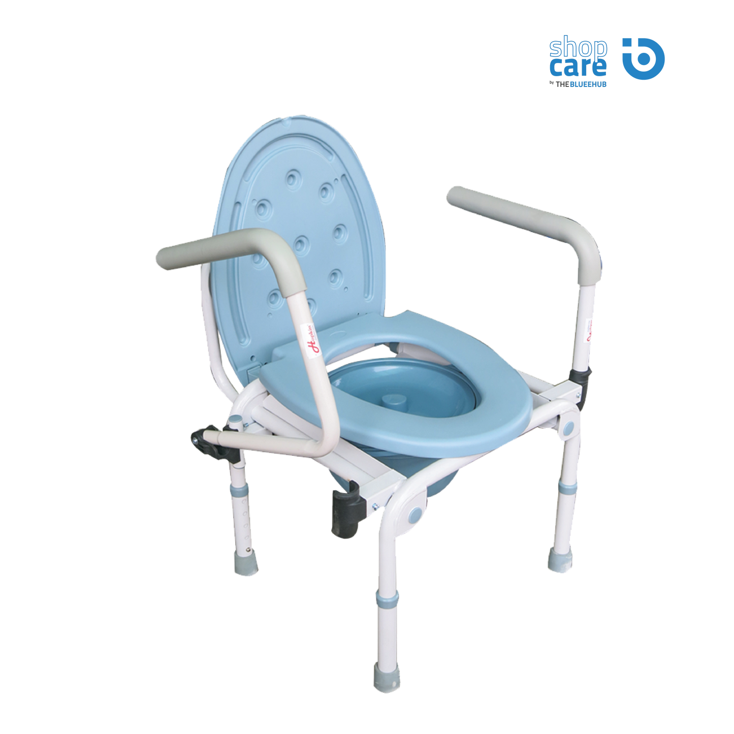 [BUNDLE DEALS] 3-IN-1 COMMODE SHOWER WHEELCHAIR WITH SEAT CUSHION