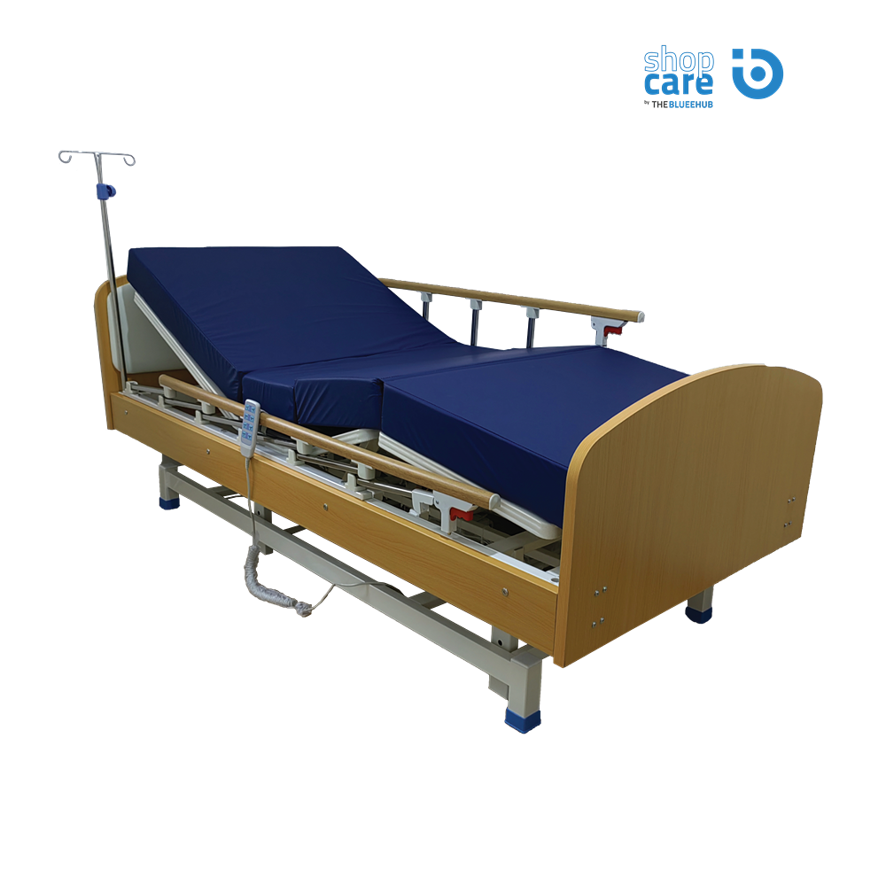 [BUNDLE DEALS] 3 FUNCTION ELECTRIC MEDICAL BED WITH PU MATTRESS (Without Castors)